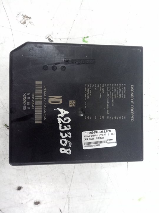 Caja reles / fusibles nissan qashqai ii todo terreno cerrada 1.5 dci