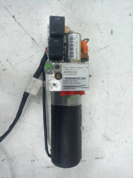 Motor techo electrico peugeot 307 cc   (s1)       ...
