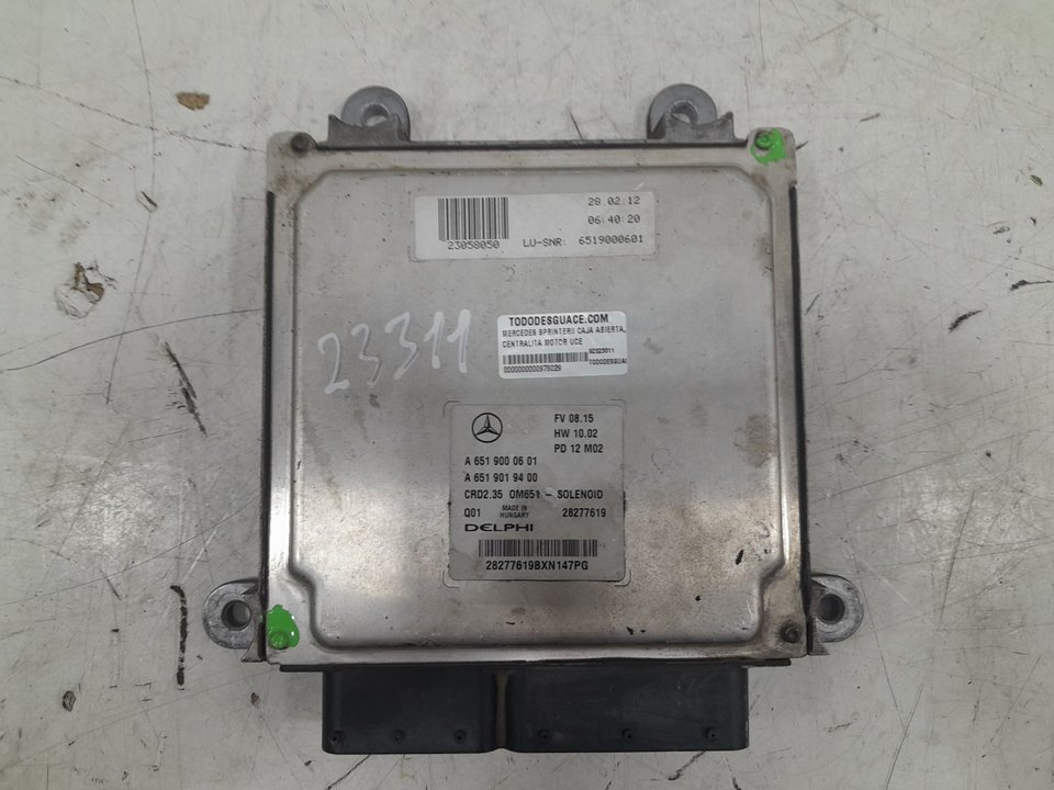 Centralita motor uce mercedes sprinterii caja abier