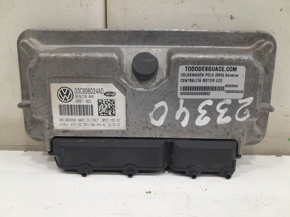 Centralita motor uce volkswagen polo 1.4 16v