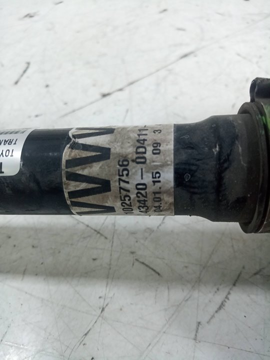 Transmision delantera izquierda toyota yaris 1.5 hybrid (nhp130_)