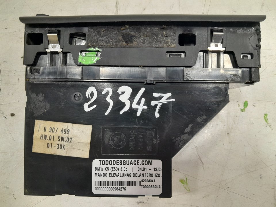 Mando elevalunas delantero izquierdo bmw x5 3.0 d