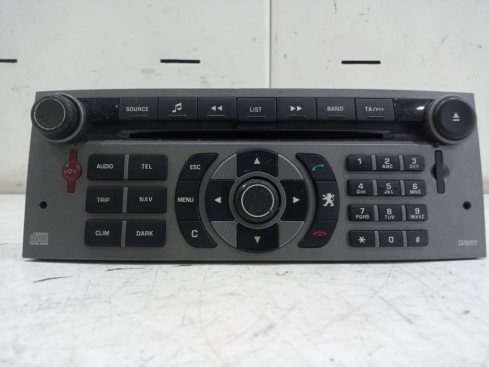 Sistema audio / radio cd peugeot 407 2.2