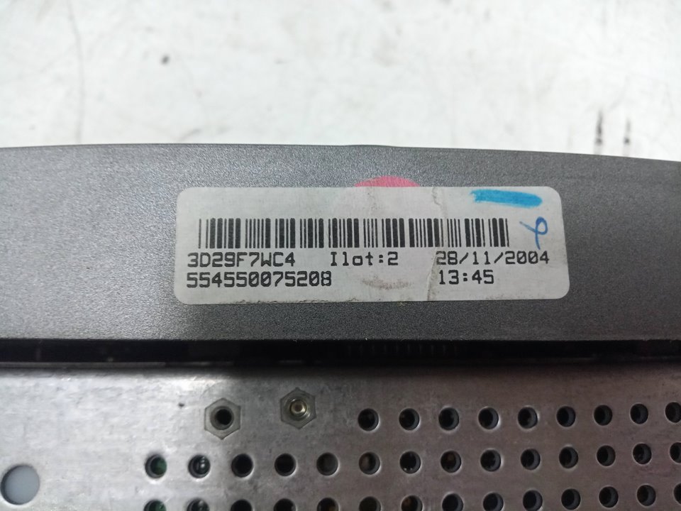 Sistema audio / radio cd peugeot 407 2.2