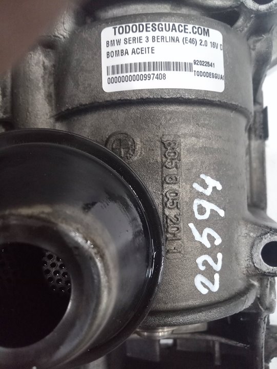 Bomba aceite bmw 3 320 d