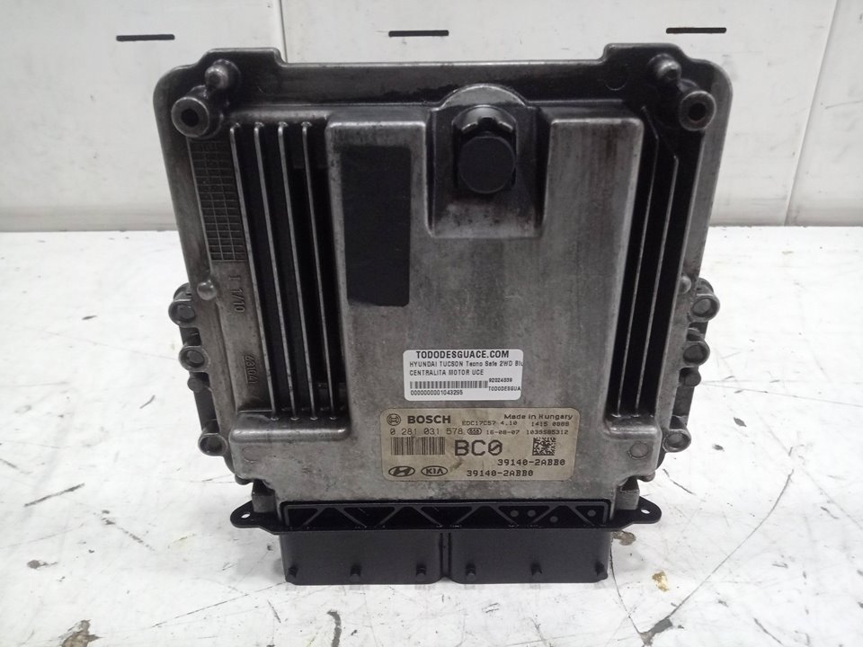 Centralita motor uce hyundai tucson   tecno safe 2wd bluedrive   