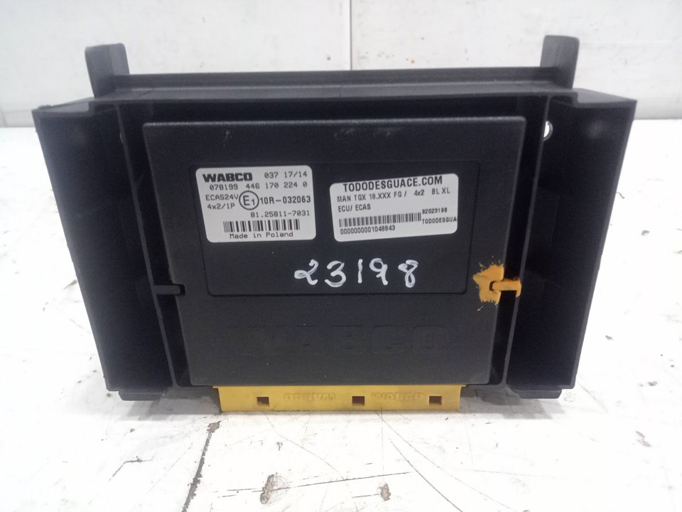 Ecu/ ecas tgx 18.xxx fg    4x2   bl xl