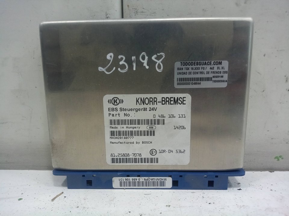 Unidad de control de frenos ebs tgx 18.xxx fg    4x2   bl xl