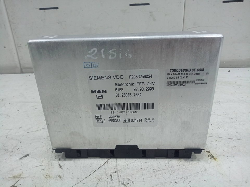 Ecu/ ecas tgm 18.xxx 6.9 diesel