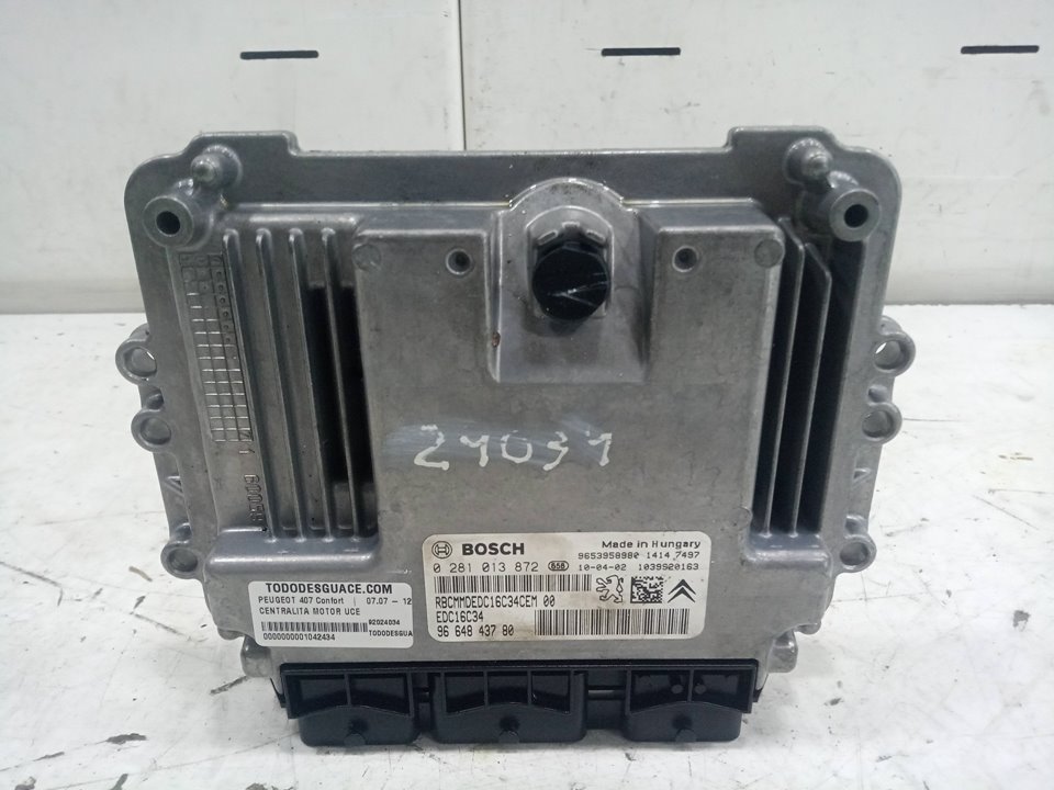 Centralita motor uce peugeot 407 1.6 hdi 110