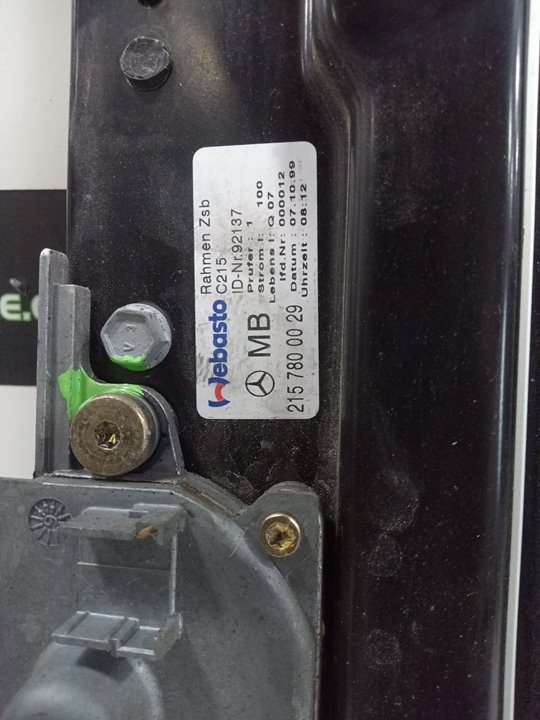 Techo electrico bm serie 215 clcoupe