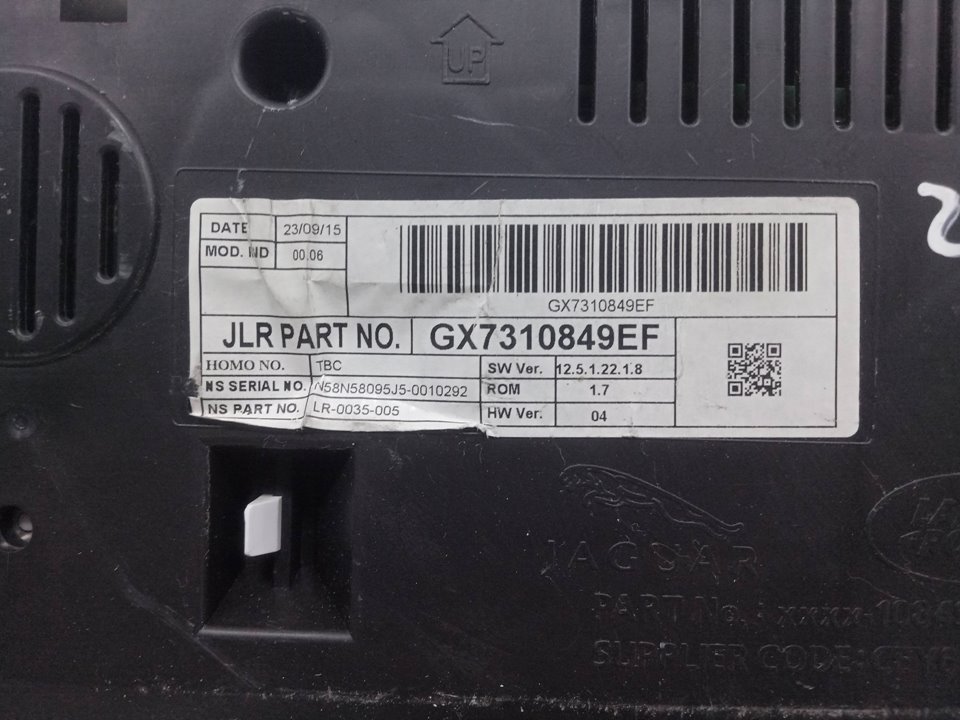 Cuadro instrumentos jaguar xe 2.0 d