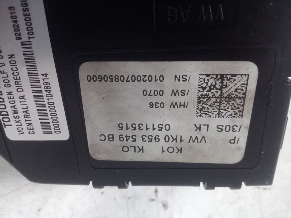 Centralita direccion volkswagen golf v   berlina (1k1) highline 4moti