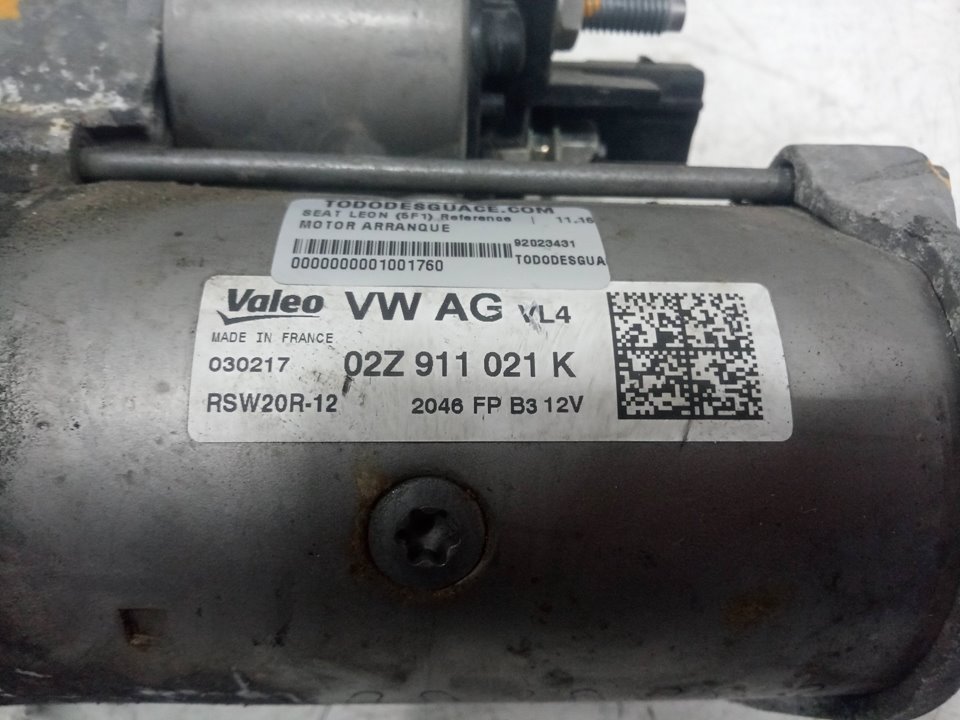 Motor arranque seat leon 1.6 tdi