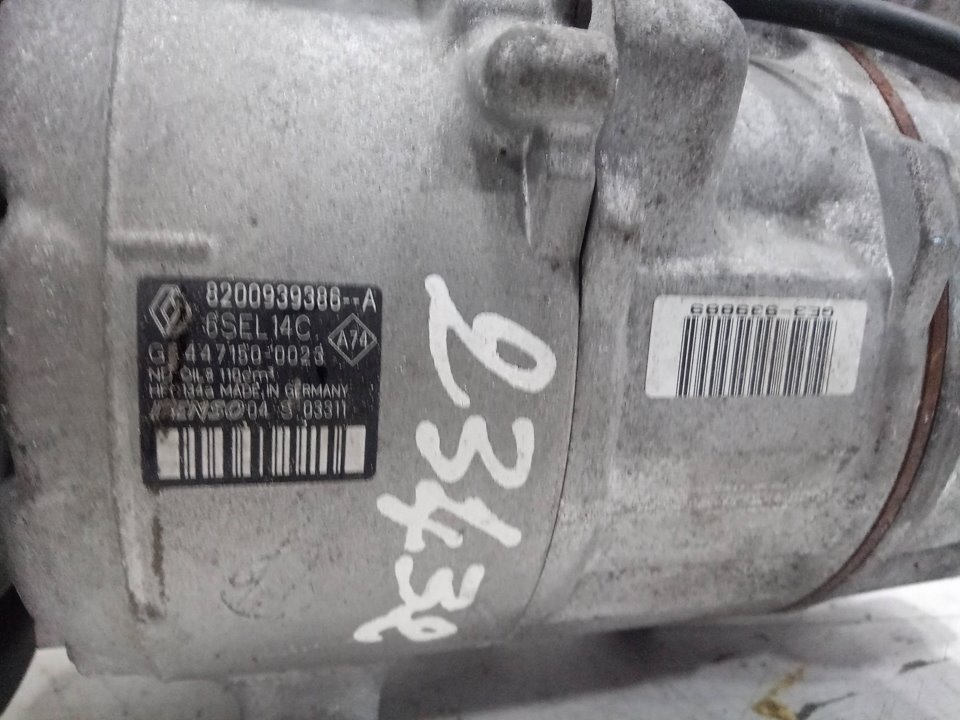 Compresor aire acondicionado renault megane iii fastback 1.5 dci (bz09 bz0d)