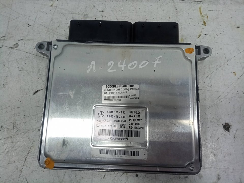 Centralita motor uce mercedes-benz clase c c 220 cdi (204.008)