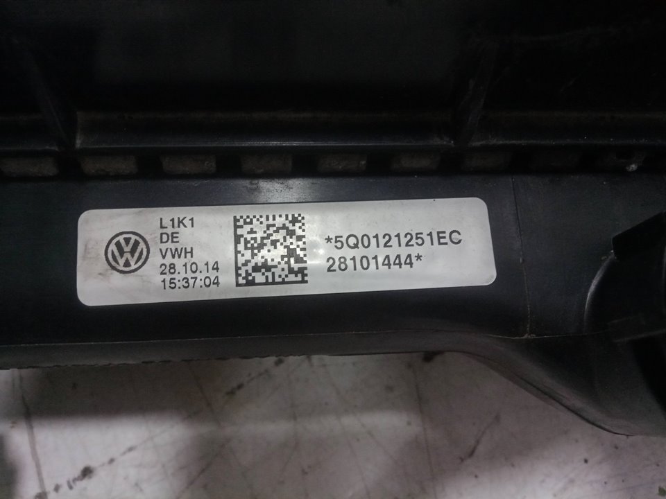 Conjunto radiadores y electroventilador volkswagen golf vii variant 1.6 tdi
