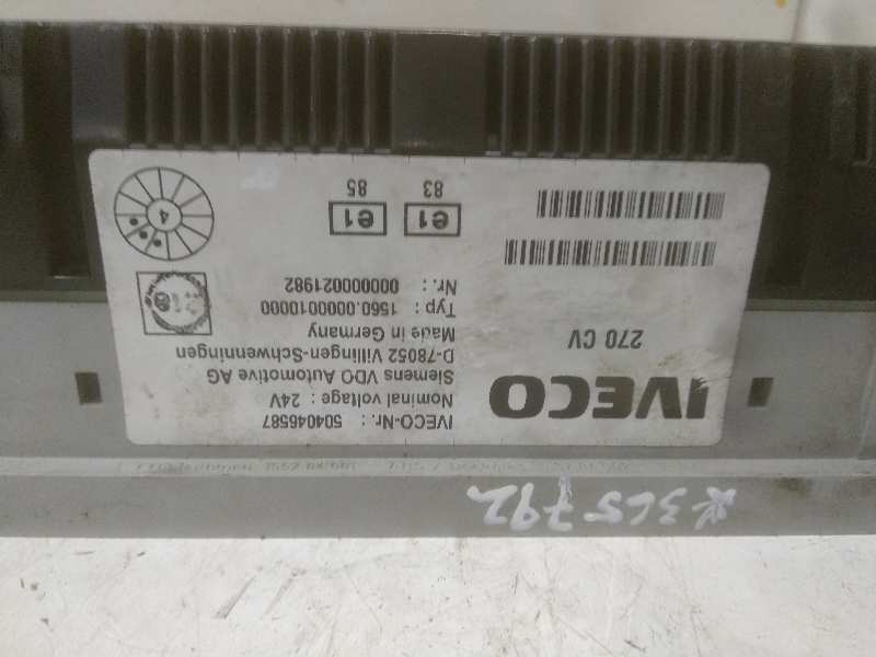 Cuadro instrumentos iveco daily iv cajachasis  eurocargo 05.03  fki 150 e 