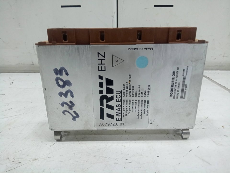 Unidad de control mercedes-benz clase c t-model mercedes axor 2 c 4achser 32t