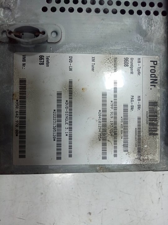 Sistema navegacion gps porsche cayenne 3.0 diesel