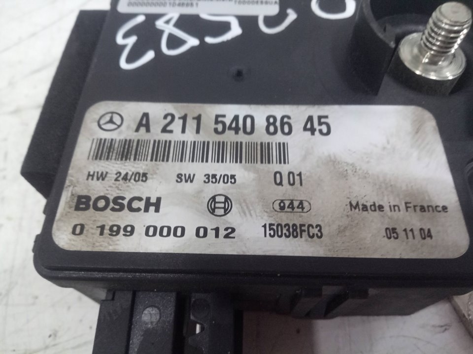 Unidad control voltaje bateria mercedes-benz clase e e 320 cdi (211.022)