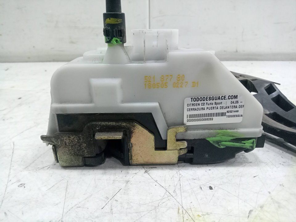 Cerradura puerta delantera derecha citroen c2 1.1