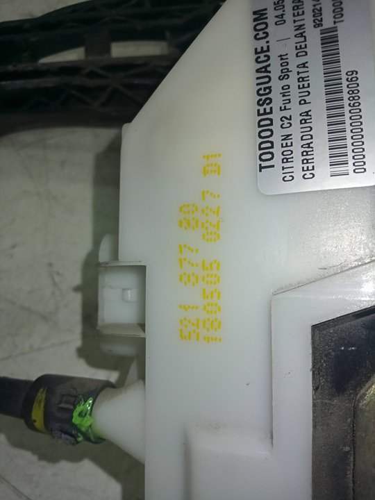 Cerradura puerta delantera derecha citroen c2 1.1