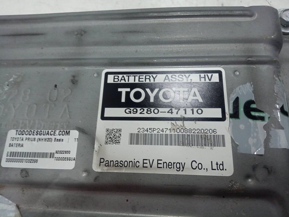Bateria toyota prius fastback 1.5 (nhw20_)