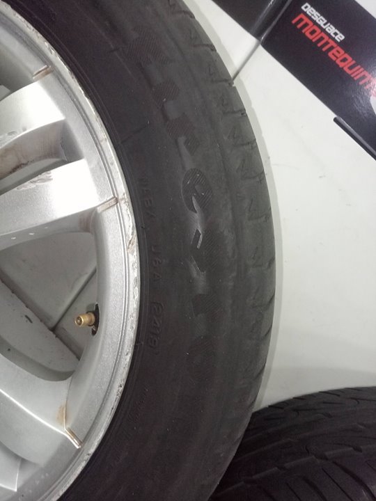 Juego llantas con neumaticos chevrolet aveo  kalos fastback 1.4