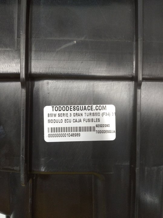 Modulo ecu caja fusibles bmw 3 gran turismo 318 d