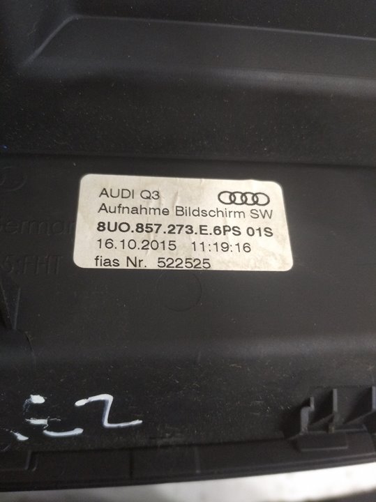 Pantalla multifuncion audi q3   (8ug) attraction      01.15