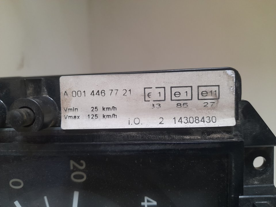 Cuadro instrumentos mercedes atego 4 cyl. 4x2 2005