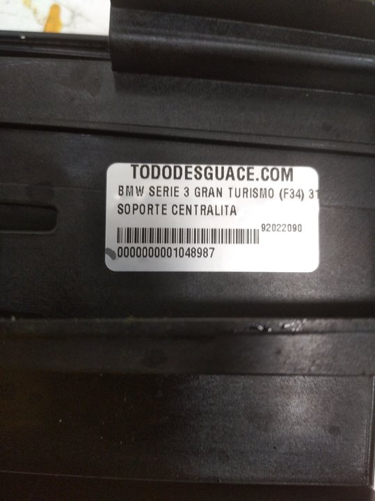Soporte centralita bmw 3 gran turismo 318 d