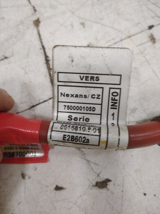 Cable positivo bmw 3 gran turismo 318 d