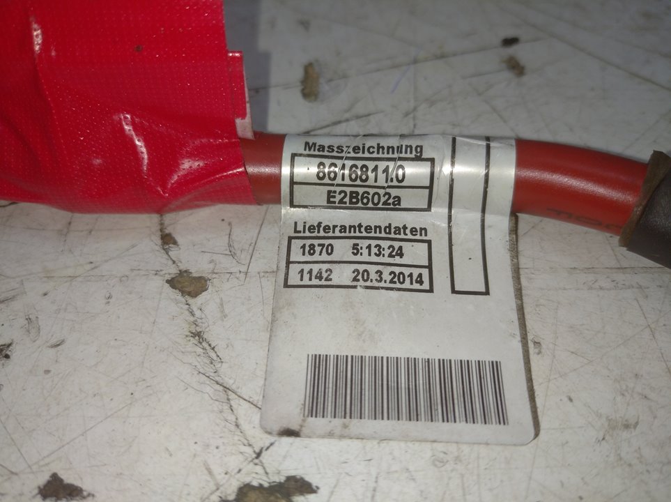 Cable positivo bmw 3 gran turismo 318 d