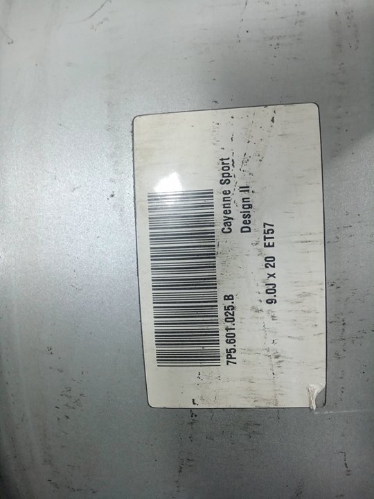 Juego llantas aluminio porsche cayenne 3.0 diesel