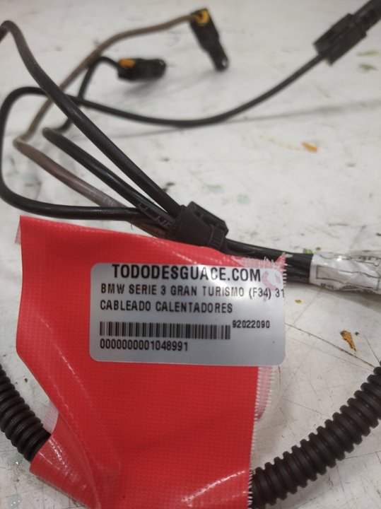 Cableado calentadores bmw 3 gran turismo 318 d