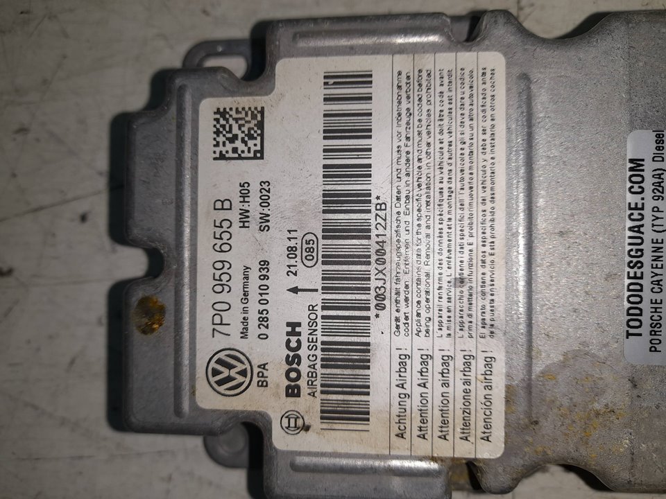 Centralita airbag porsche cayenne (typ 92aa) diesel
