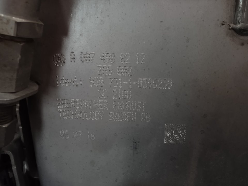 Catalizador mercedes actros bm 963.xxx 2-achser 18xx 4x2 szm l bigspace