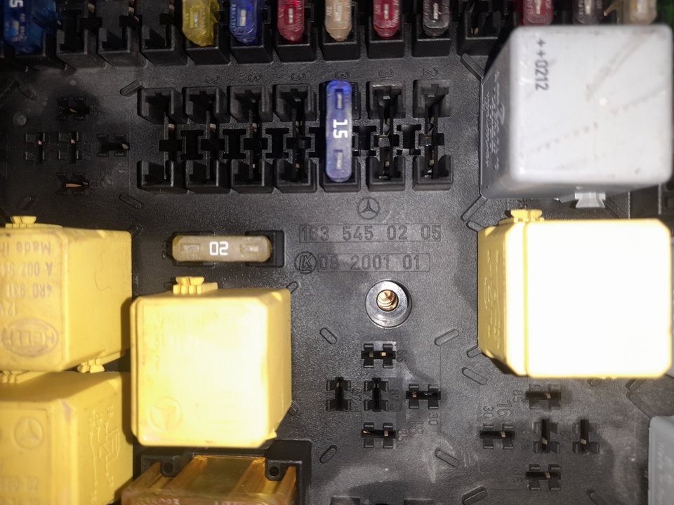 7032 mercedes clase m (w163) 270 cdi (163.113)