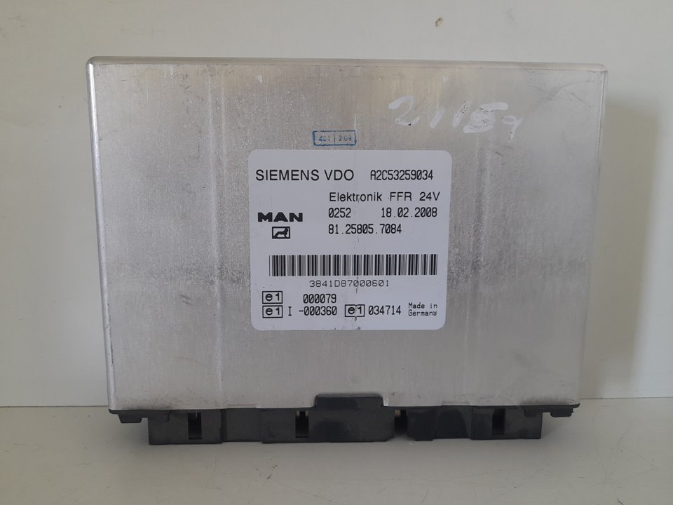 Modulo electronico man tgx 33.xxx (2007) fg    6x4   bl xl