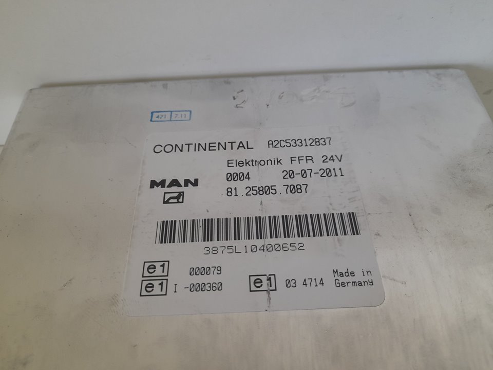 Modulo electronico man tgl 10.xxx 10.180   chasis l