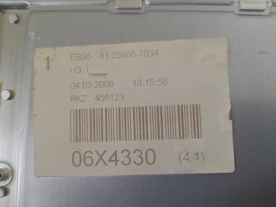 6082 man tgx 33.xxx (2007) fg    6x4   bl xl