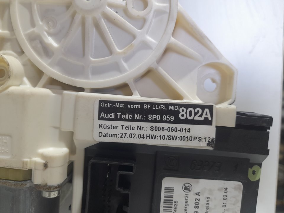 Motor elevalunas delantero izquierdo audi a3 (8p1) 2.0 tdi ambiente