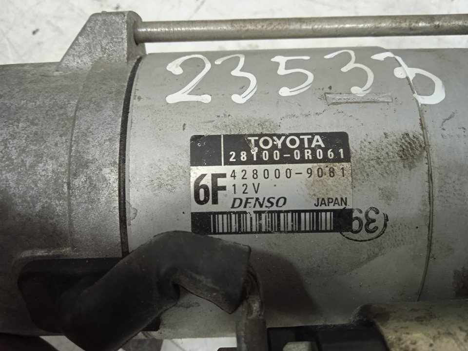 Motor arranque toyota auris (e18) active