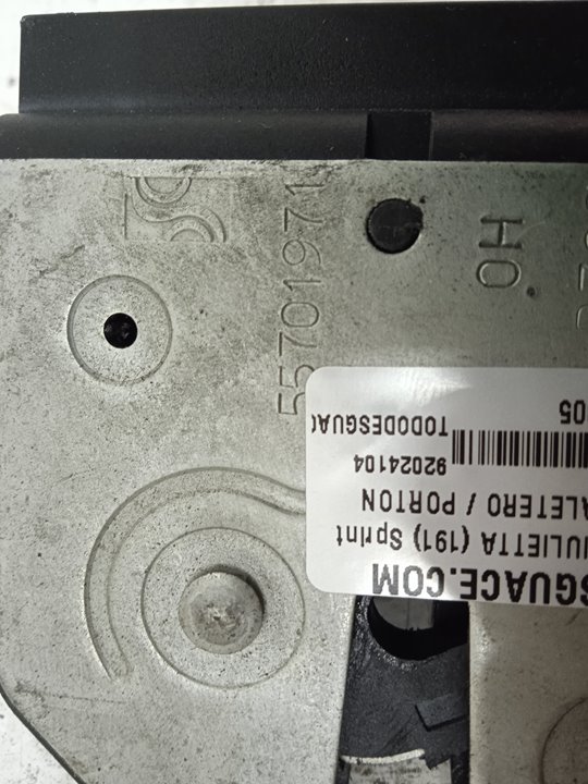 Cerradura maletero / porton alfa romeo giulietta (191) sprint