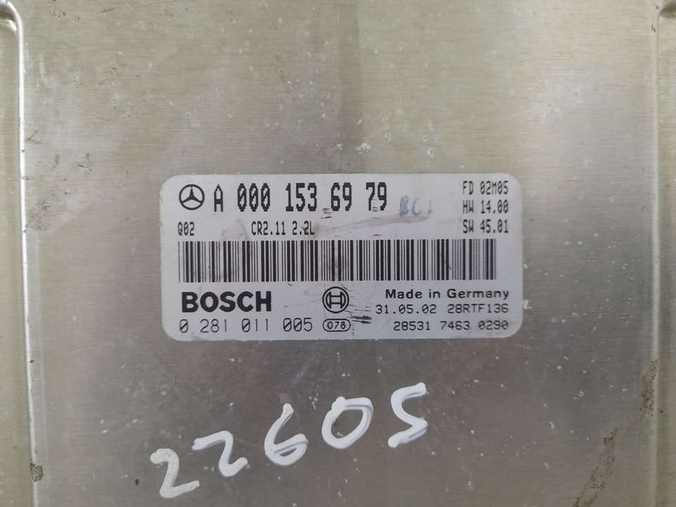 Centralita motor uce mercedes-benz clase c (bm 203) familiar c 220 t cdi (203.206)