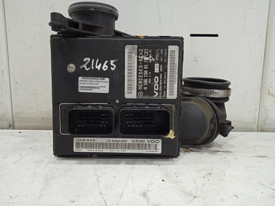 Centralita motor uce mercedes-benz clase a (bm 168) 160 (168.033)