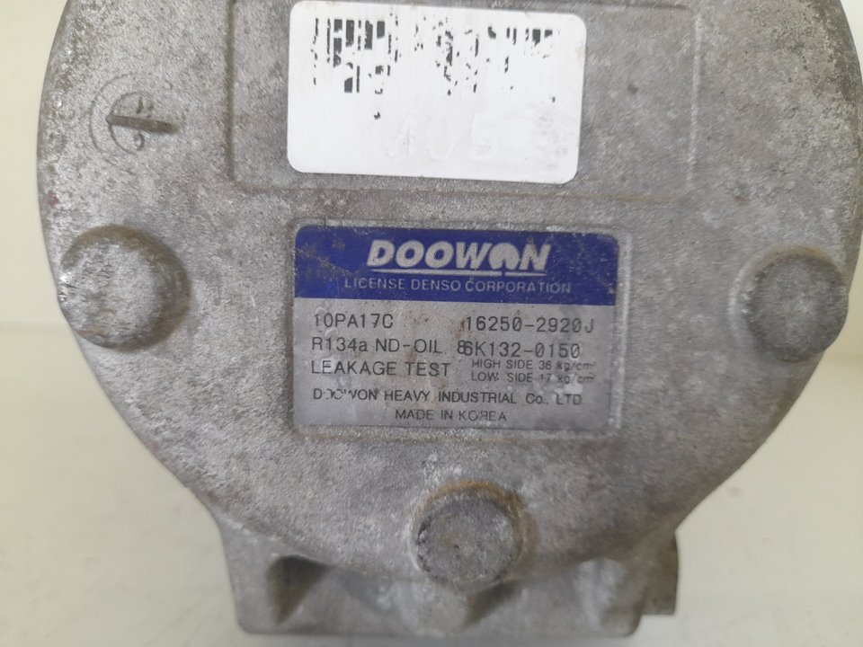 Compresor aire acondicionado hyundai tucson (jm) 2.0 crdi comfort (4wd)