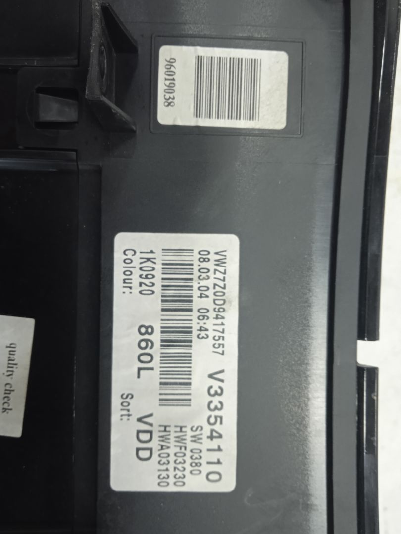 Cuadro instrumentos volkswagen golf v (1k1)(10.2003) conceptline (e)